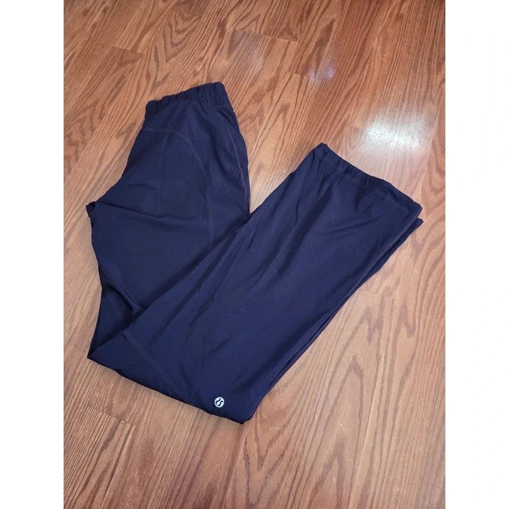 Lululemon Athletica‎ Navy Blue Yoga Pants Athletic Activewear Size 4 LW5721S